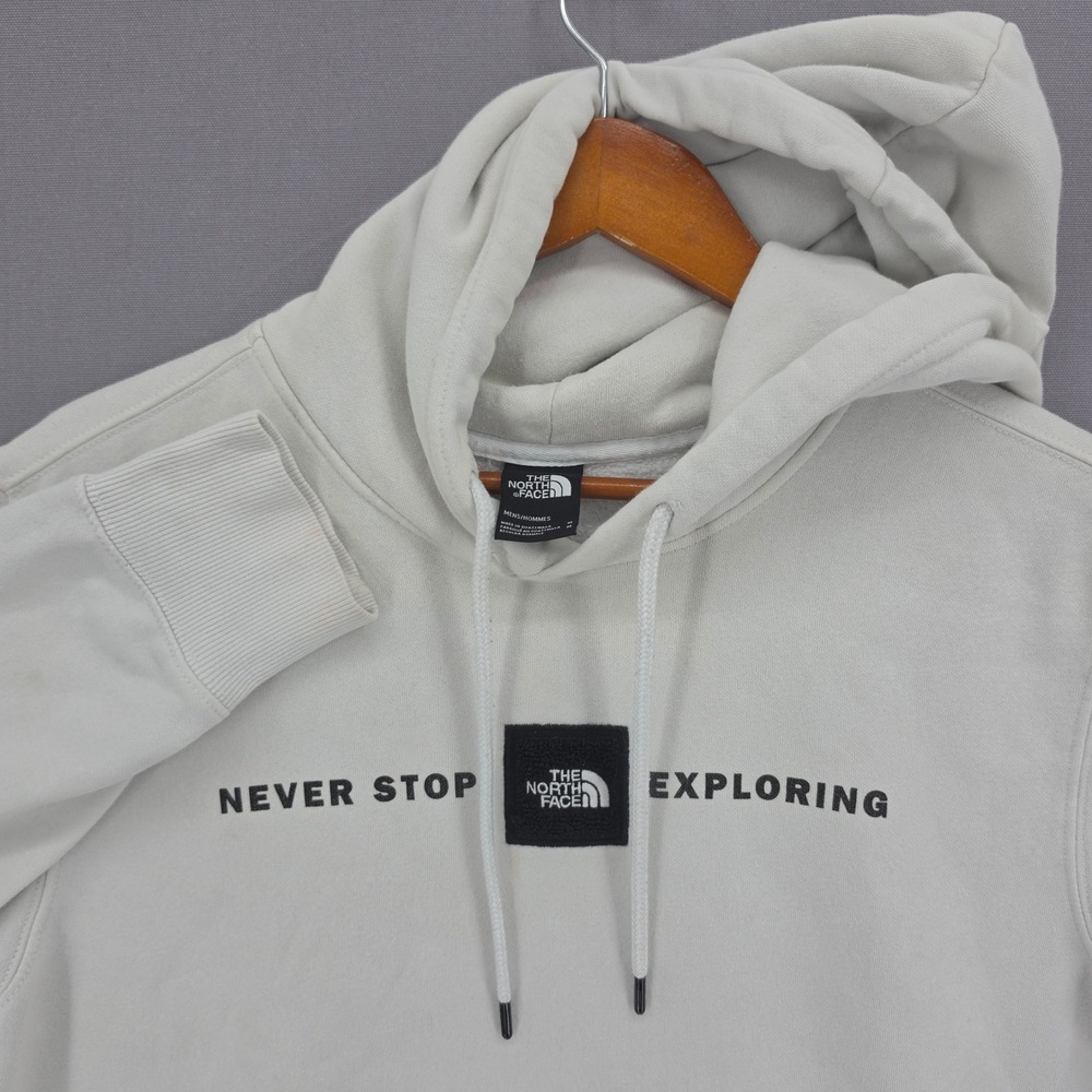 The North Face Mens Never Stop Exploring Hoodie Sweatshirt Gray Medium NF0A5ICN